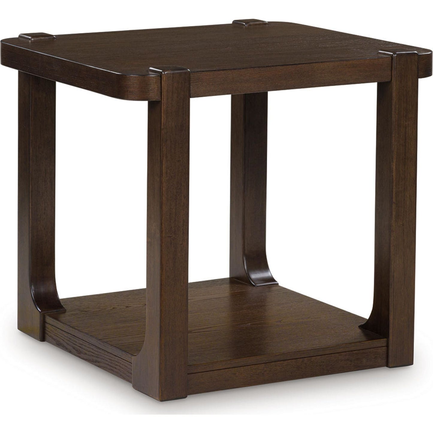Breckington End Table - Dark Brown