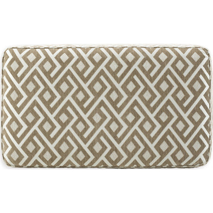 Dovemont Oversized Accent Ottoman - Putty