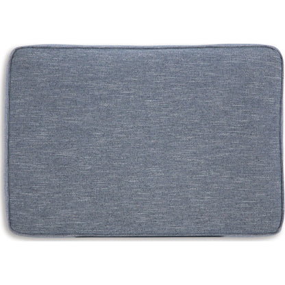Carissa Manor Ottoman - Denim