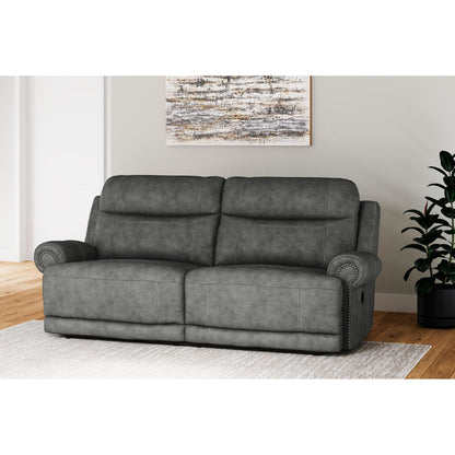 Austere Reclining Sofa - Gray
