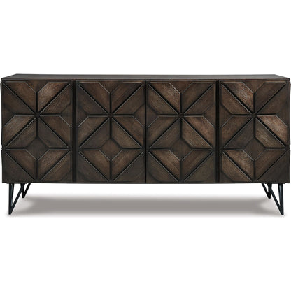 Chasinfield TV Stand - Dark Brown