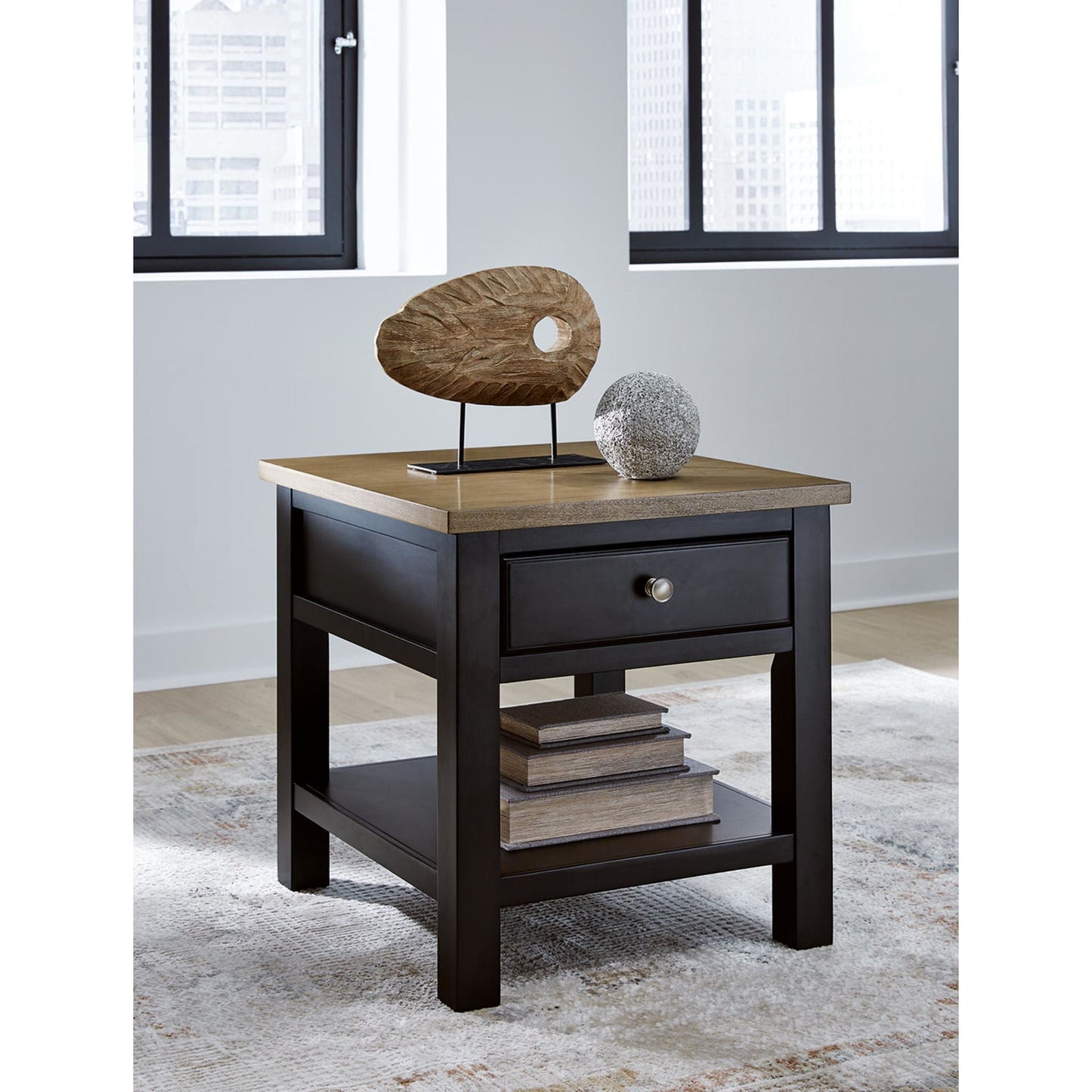 Drazmine End Table - Brown