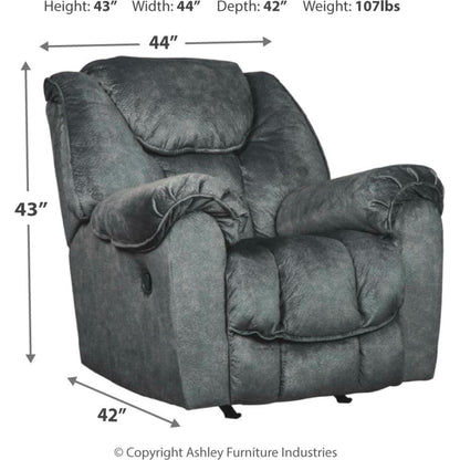 Capehorn Rocker Recliner - Granite