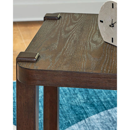 Breckington End Table - Dark Brown