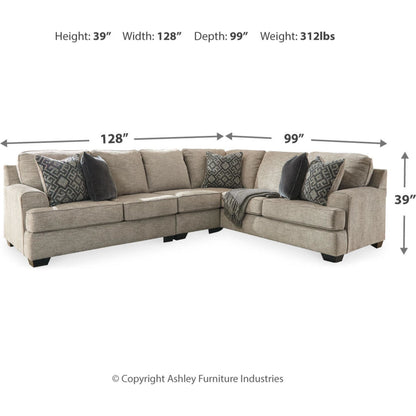 Bovarian 3 Piece Sectional