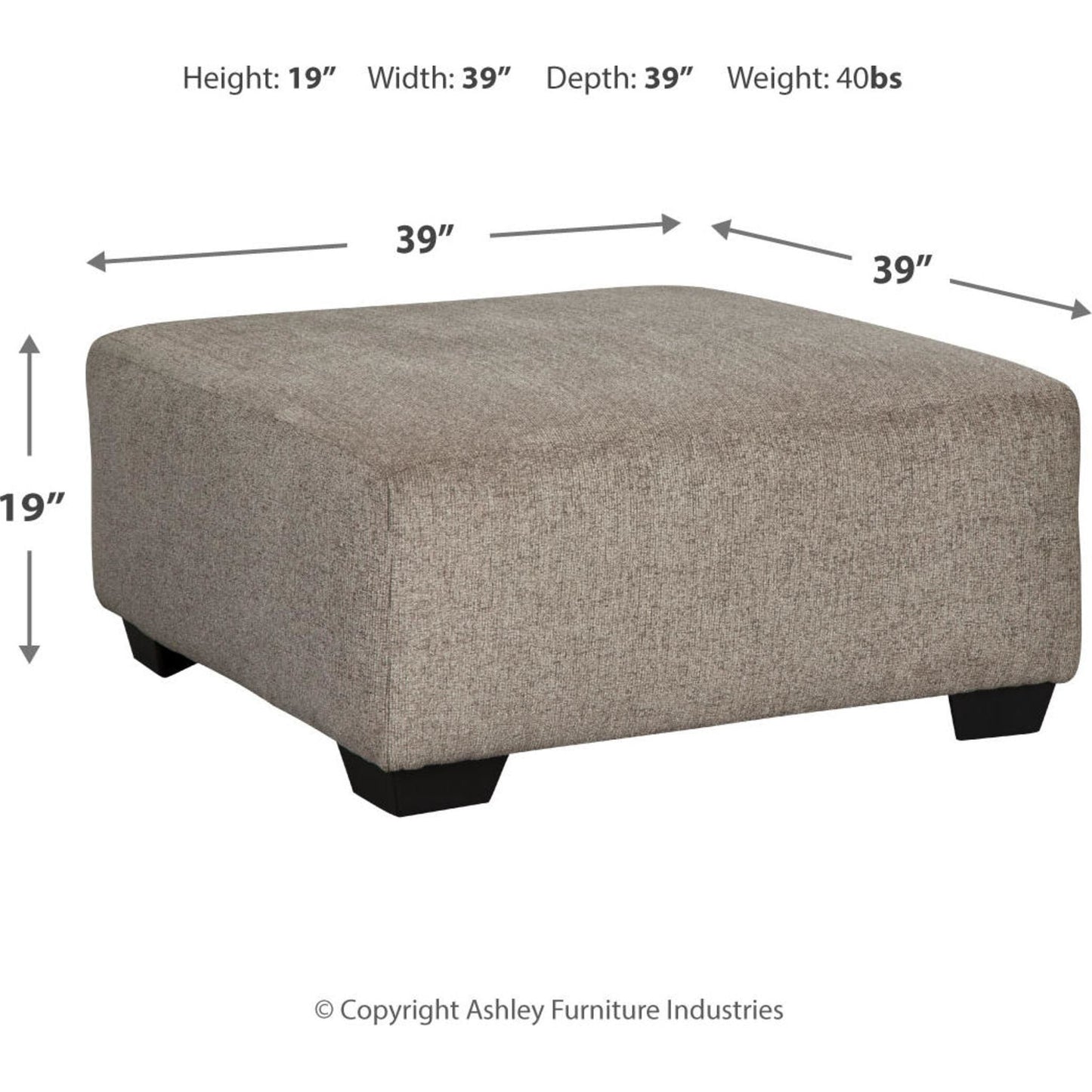 Ballinasloe Oversized Accent Ottoman