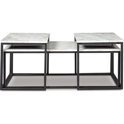 Donnesta 3 Pack Tables - White