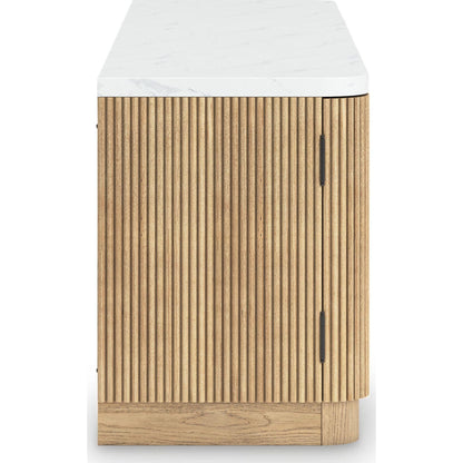 Camdill TV Stand - Light Brown