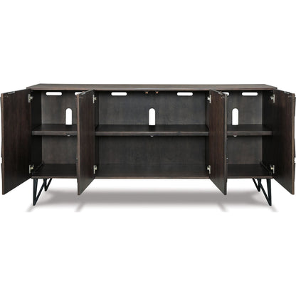 Chasinfield TV Stand - Dark Brown