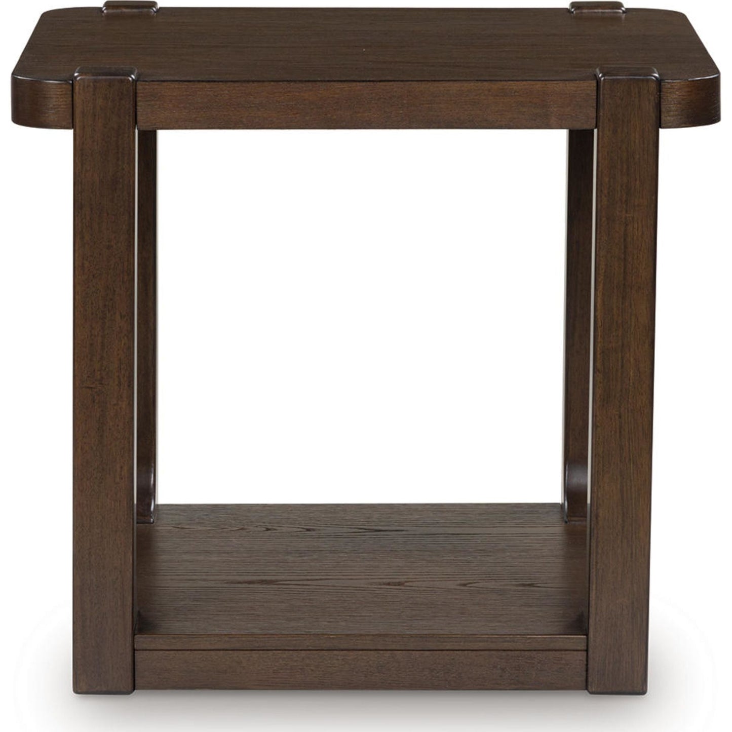Breckington End Table - Dark Brown