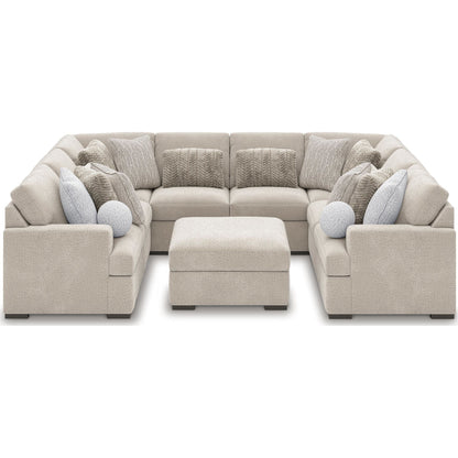 Cuddle Plush 8 Piece Modular Sectional - Arctic