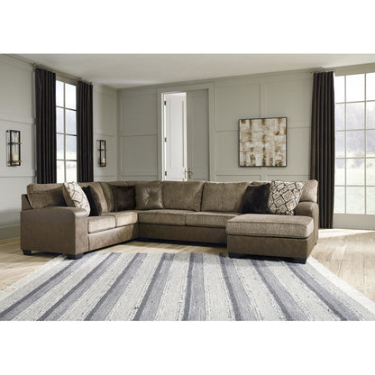 Abalone 3 Piece Sectional with Chaise