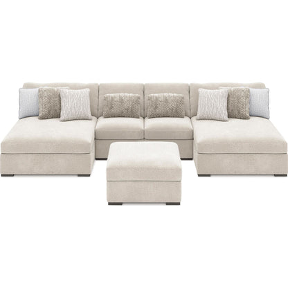 Cuddle Plush 4 Piece Modular Sectional with Dual Chaise