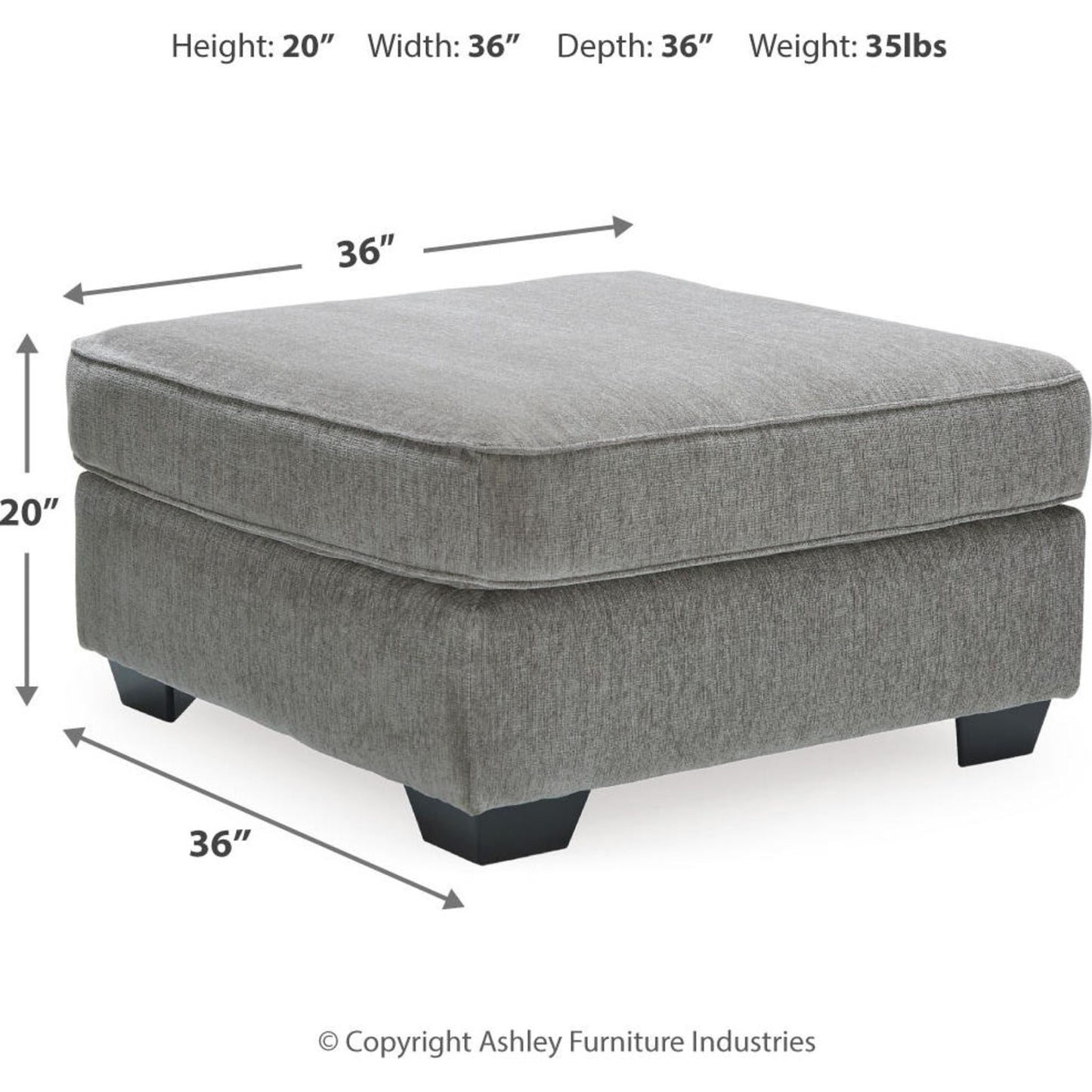 Altari Oversized Accent Ottoman