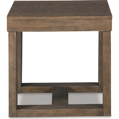 Cariton End Table - Gray