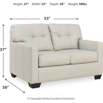 Belziani Loveseat - Coconut