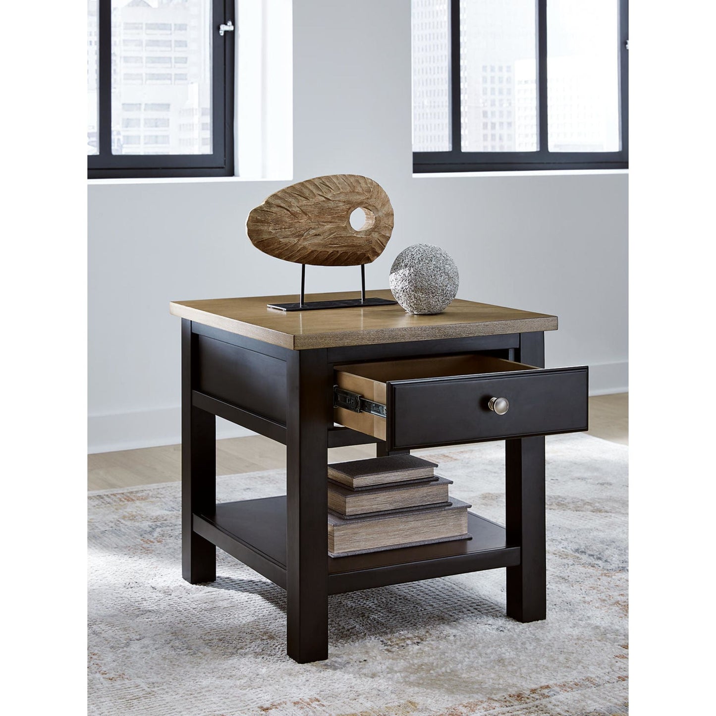 Drazmine End Table - Brown