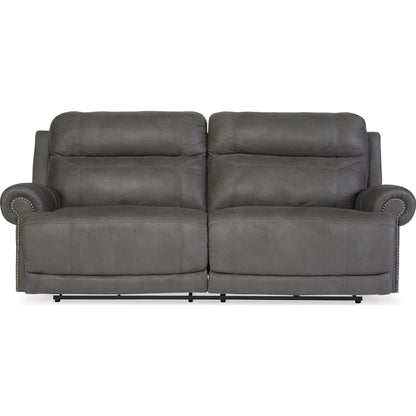 Austere Reclining Sofa - Gray