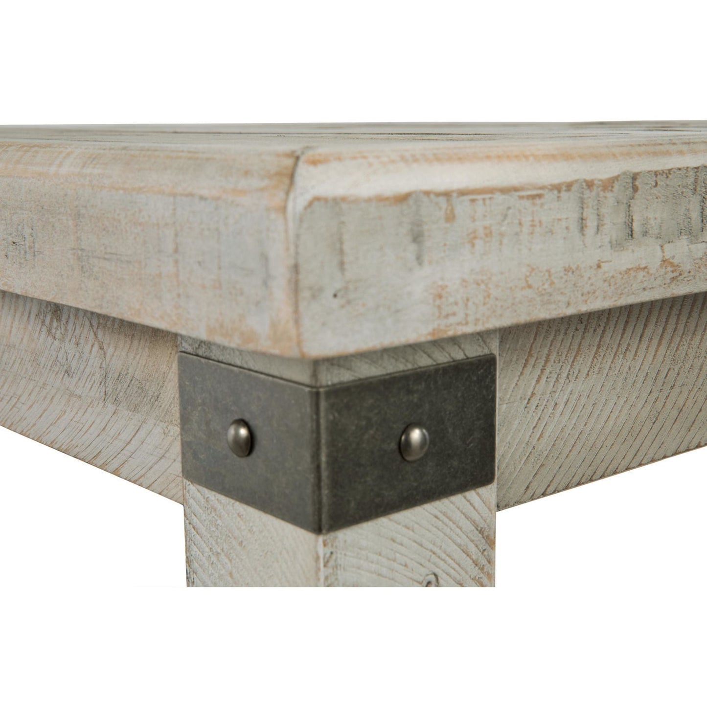 Carynhurst End Table - White Wash Gray