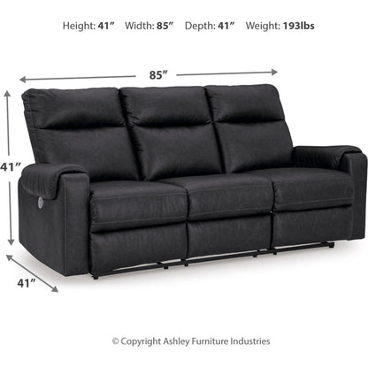 Axtellton Power Reclining Sofa - Carbon