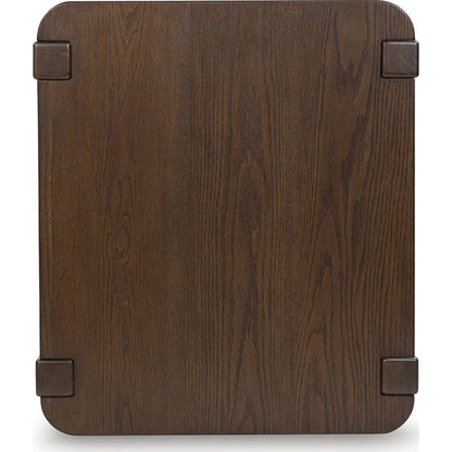 Breckington End Table - Dark Brown