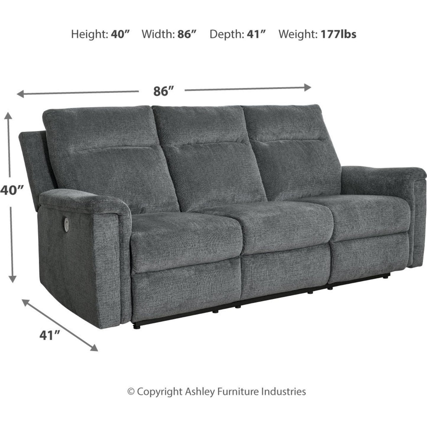 Barnsana Power Reclining Sofa