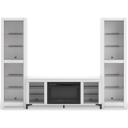 Brollevi 3 Piece Entertainment Unit - White
