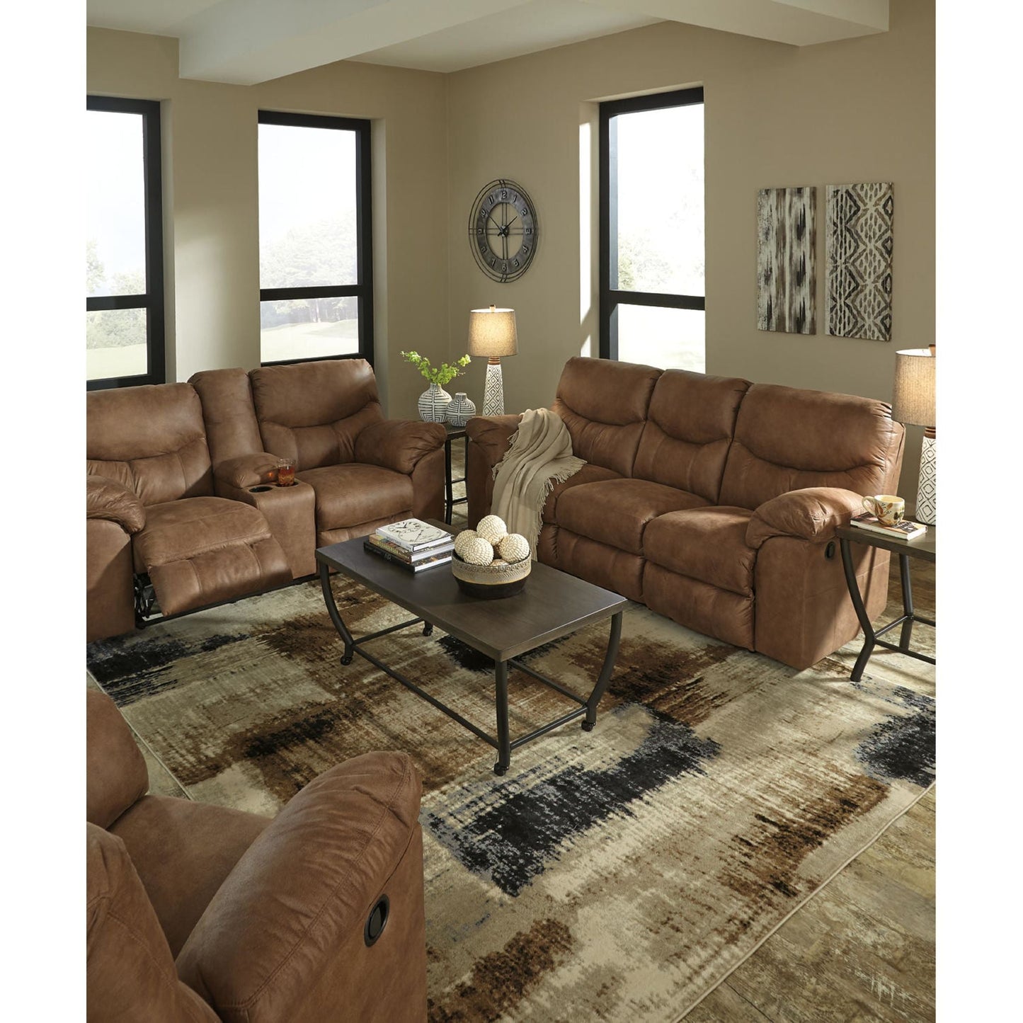 Boxberg Reclining Sofa - Bark
