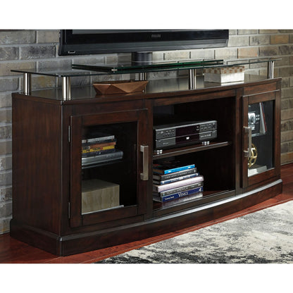 Chanceen TV Stand - Dark Brown