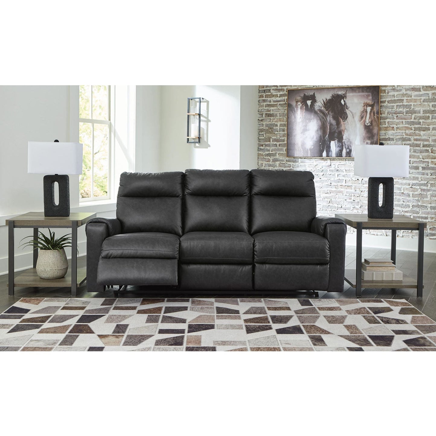 Axtellton Power Reclining Sofa - Carbon