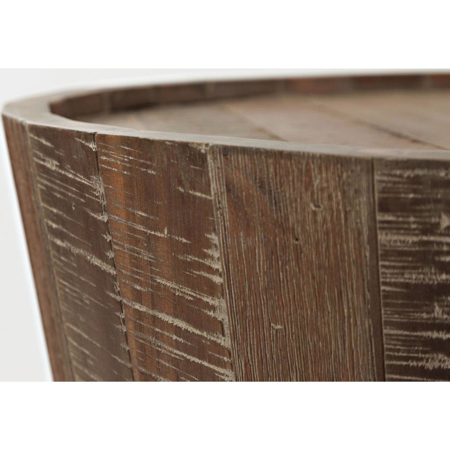 Conundrum End Table - Grey Wash