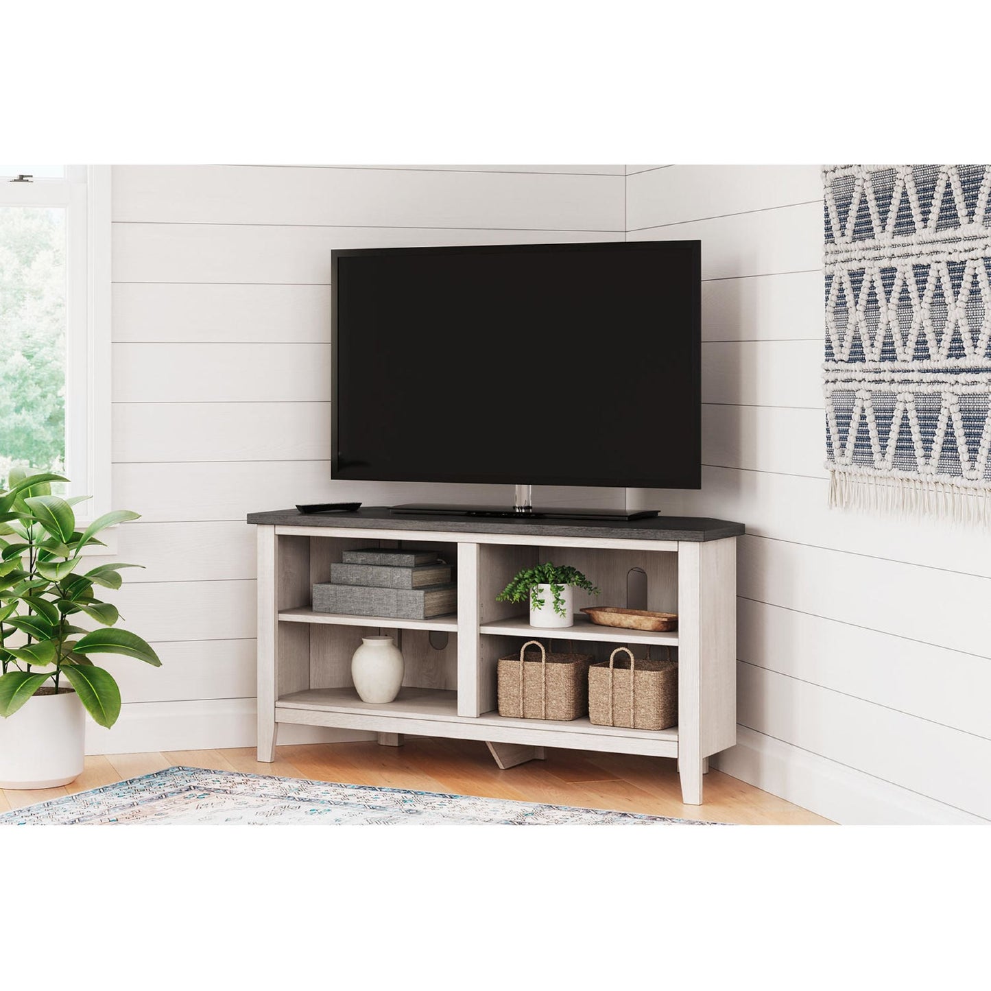 Dorrinson TV Stand - Two-tone