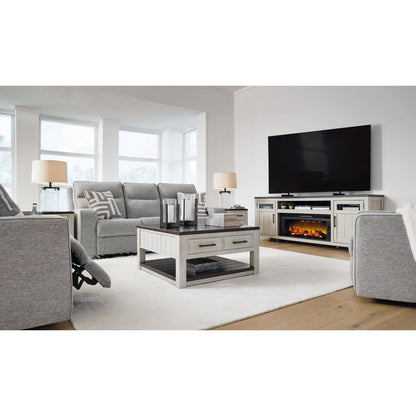 Darborn TV Stand - Gray/Brown