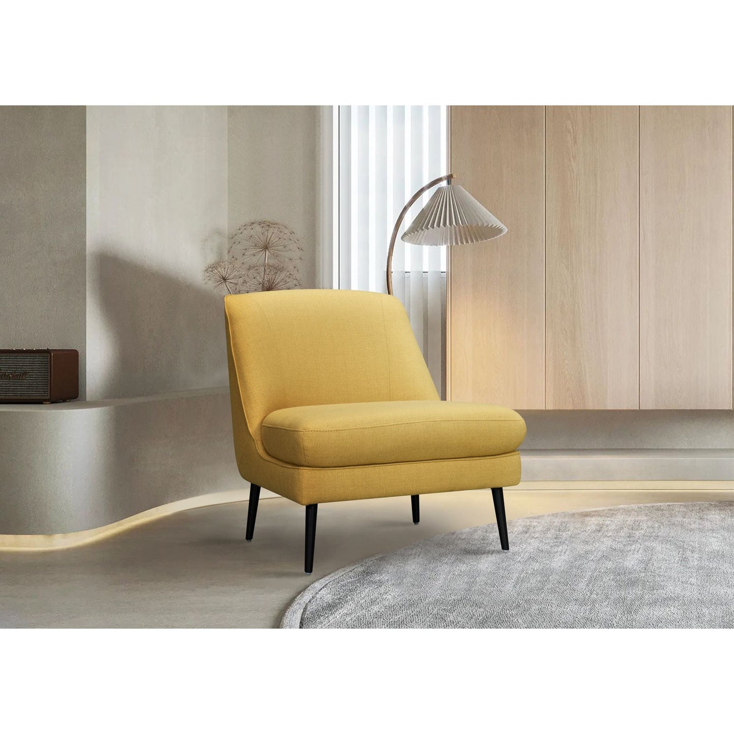 Creative Accent Chair - Broderick Saffron