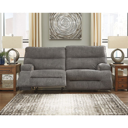 Coombs Power Reclining Sofa - Charcoal