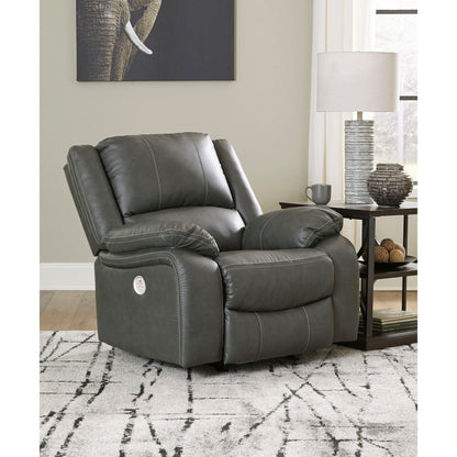 Calderwell Power Rocker Recliner - Gray