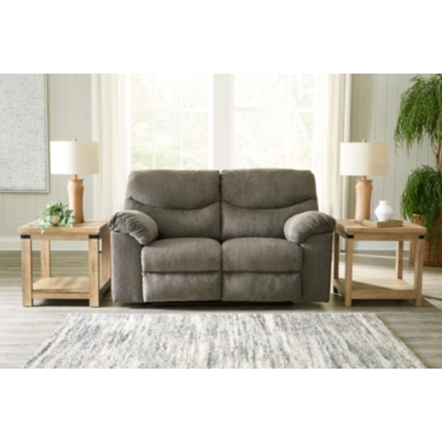 Alphons Reclining Loveseat - Putty