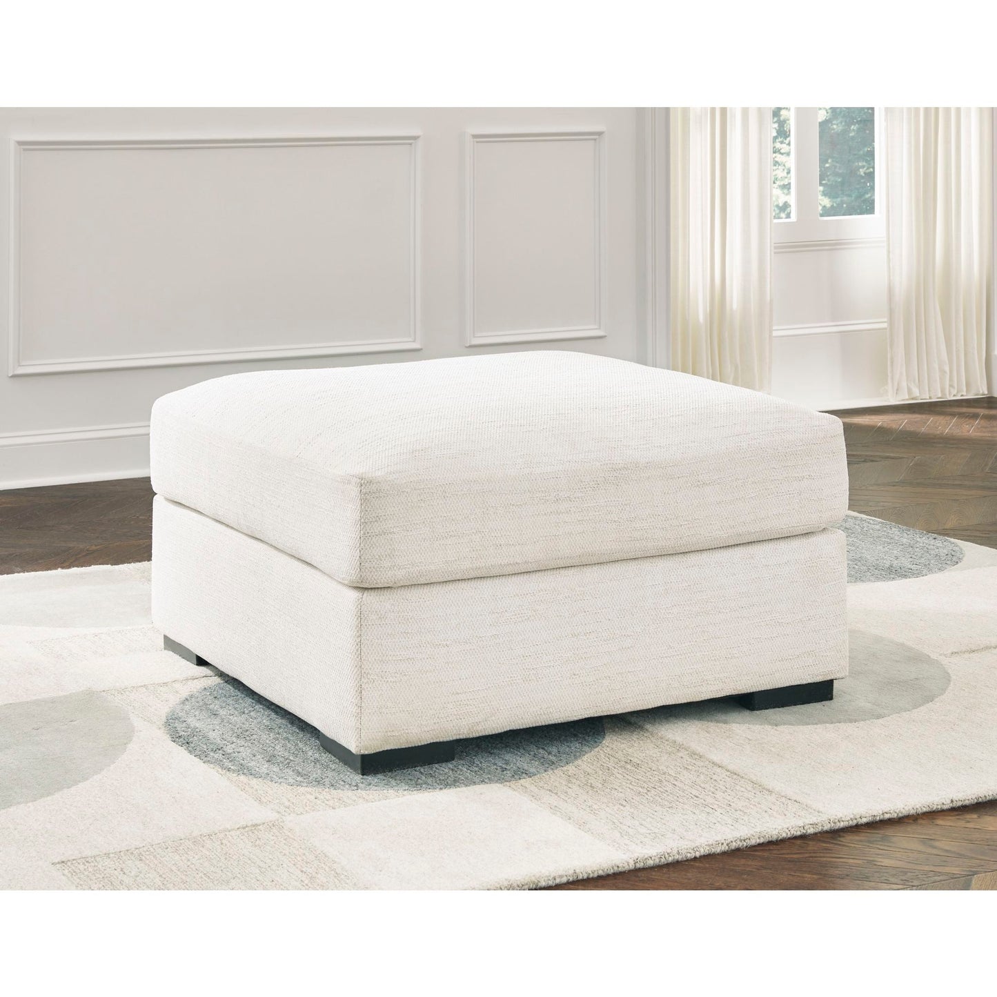 Accomplished Oversized Accent Ottoman - Stone