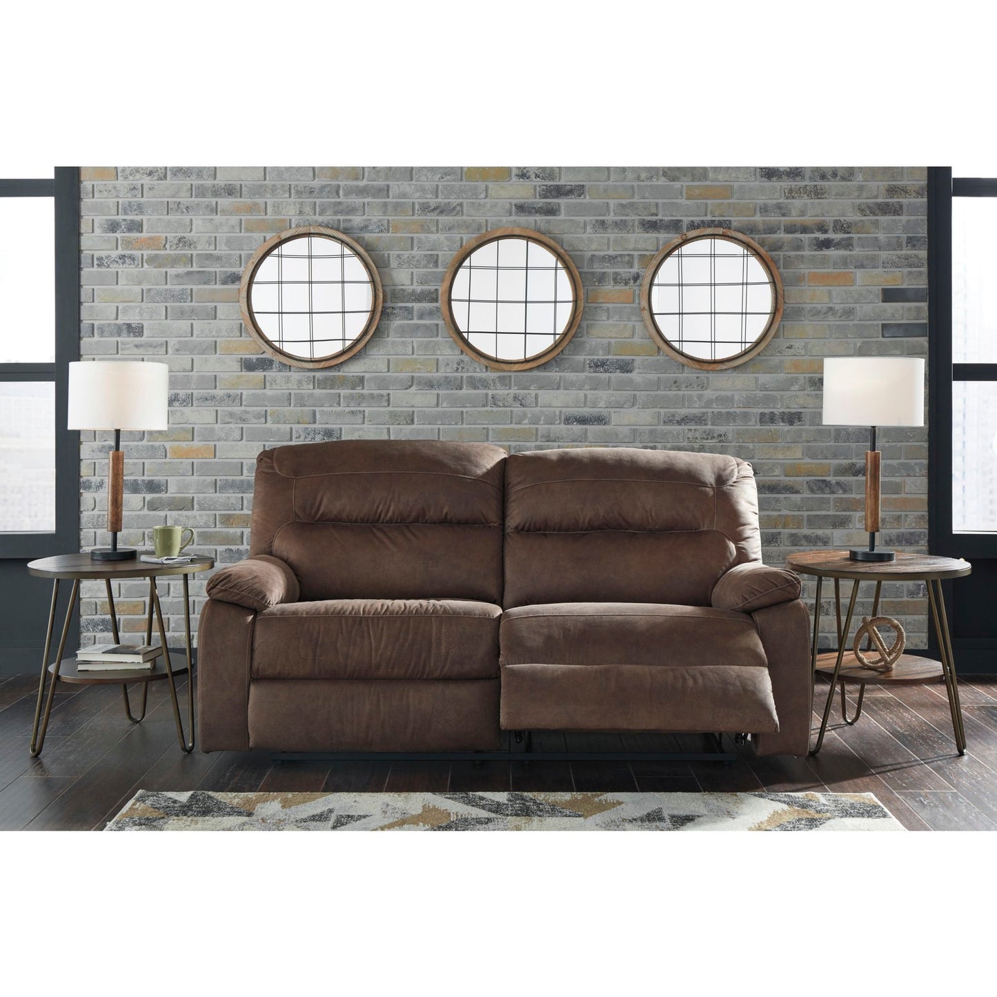 Bolzano Reclining Sofa - Coffee