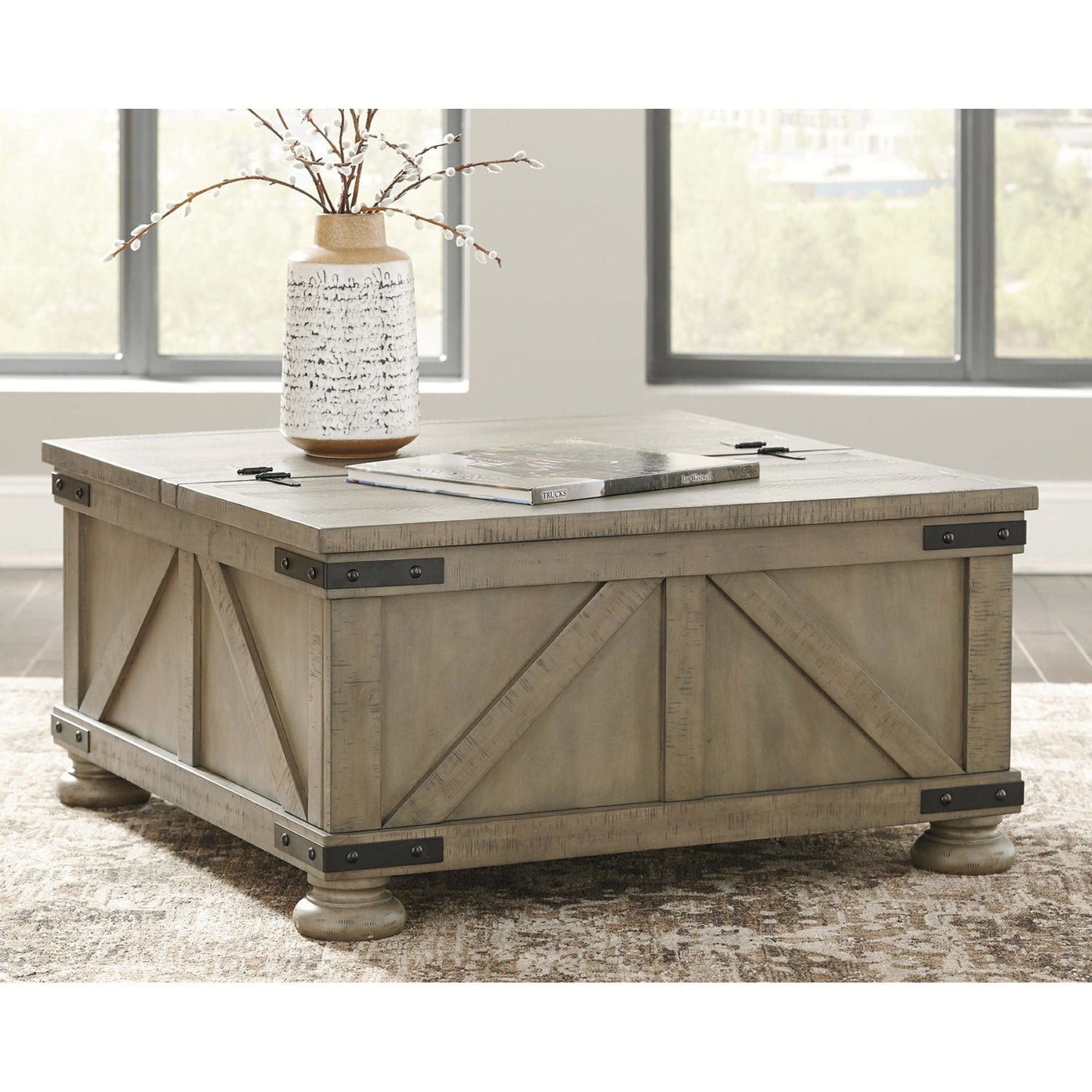 Aldwin Coffee Table - Gray