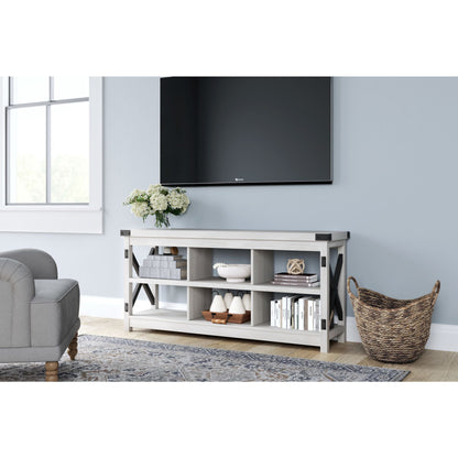 Bayflynn TV Stand - White/Black