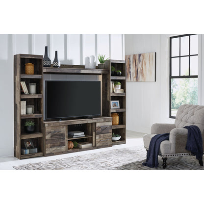 Derekson 4 Piece Entertainment Unit - Multi Gray