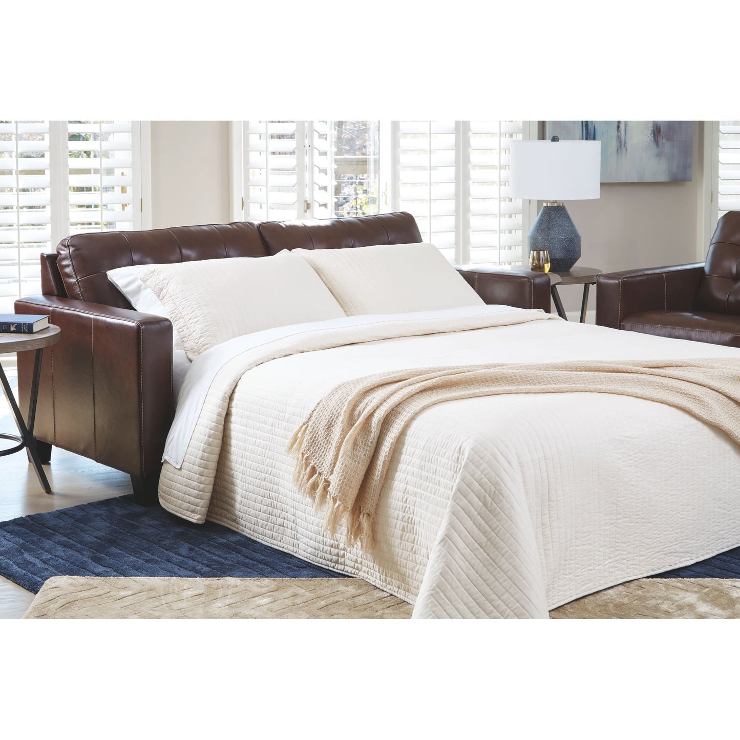Altonbury Queen Sofa Sleeper - Walnut