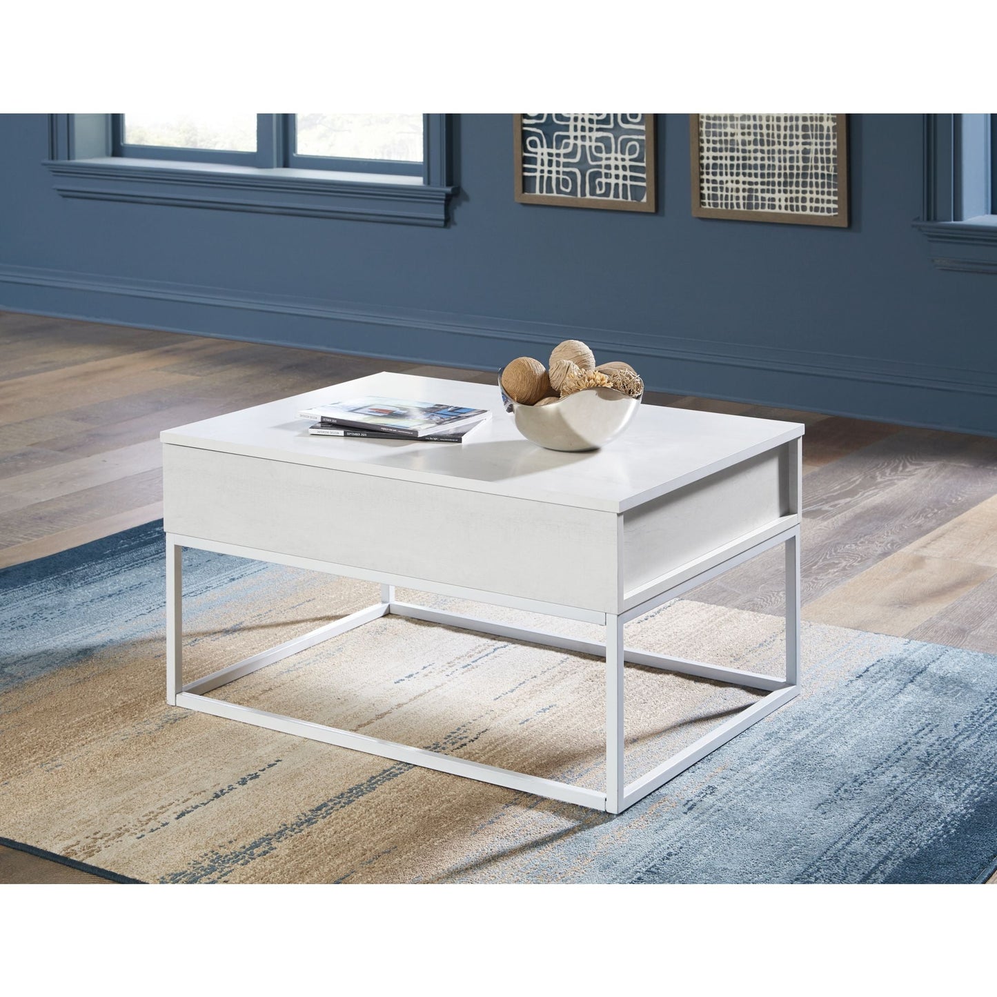 Deznee Coffee Table - White