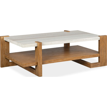 Carrington Coffee Table - Honey Wheat
