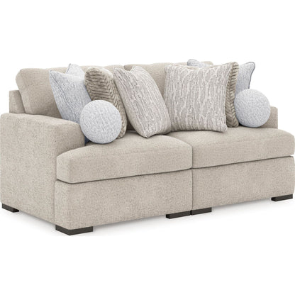 Cuddle Plush 2 Piece Modular Sectional - Arctic