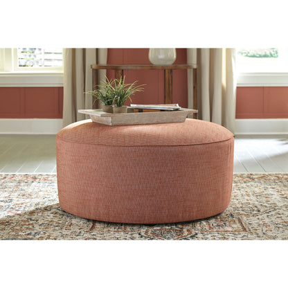Almanza Oversized Accent Ottoman - Henna