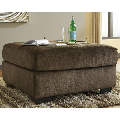 Accrington Oversized Accent Ottoman - Earth