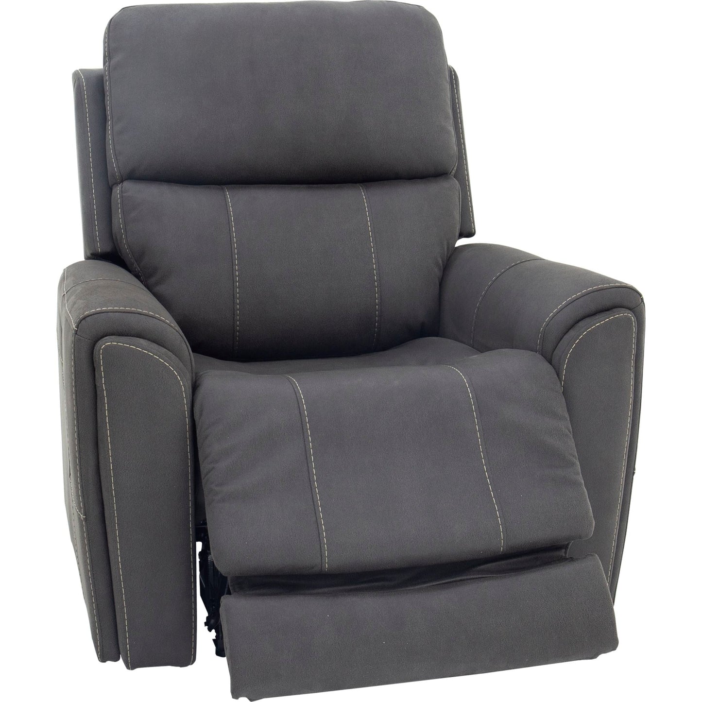Damon Power Recliner - Stonewash Gunmetal