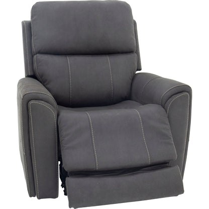 Damon Power Recliner - Stonewash Gunmetal